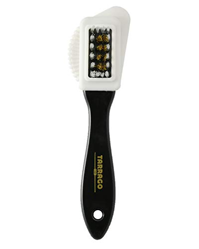 Tarrago Cepillo De Luxe, Elimina suciedad y manchas de zapatos, botas y calzado de ante y nubuck, elimina suciedad y manchas