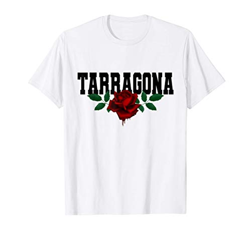 Tarragona España - Spain Heritage Bleeding Rose Souvenir Camiseta