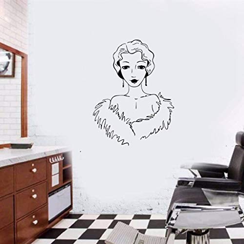 tatuajes de peluquería Design artistico della bella donna Retro Style Beauty Salon Decor