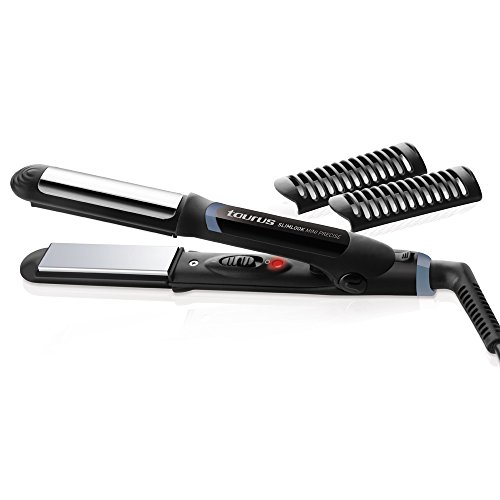 Taurus Slimlook Mini Precise Plus - Plancha de cabello, color negro