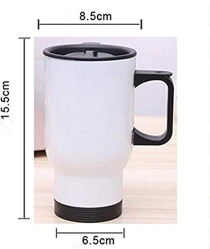 Taza de viaje, tazas de vacío de vaso,Car Cup Crossbone and Skull 13.5oz Insulated Vacuum Travel Car Cup for Best Gift