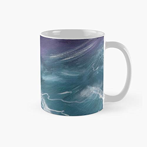 Teal Purple Classic Mug Birth-day Holi-day Gift Drink Home Kitchen
