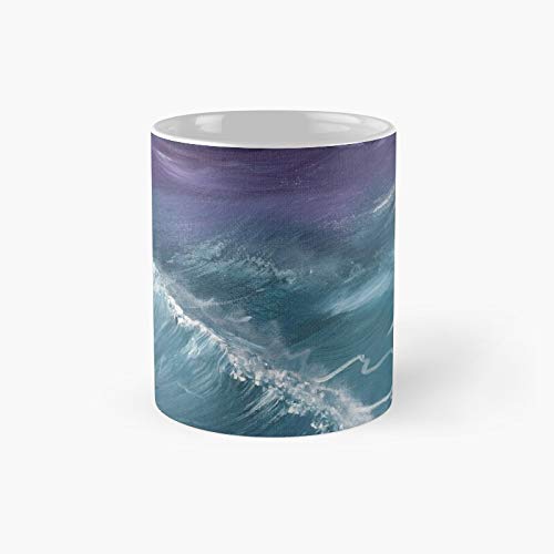 Teal Purple Classic Mug Birth-day Holi-day Gift Drink Home Kitchen