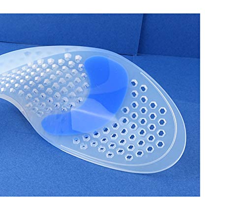 Termino Alivio del Dolor Pie Pads, Movimiento De Amortiguación Talón Gel Cojín Ratón Longitud Completa Ortopédicos Plantillas-A Aliviar, Espalda, Cadera, Pierna Y La Rodilla Plantilla 1 Par,L