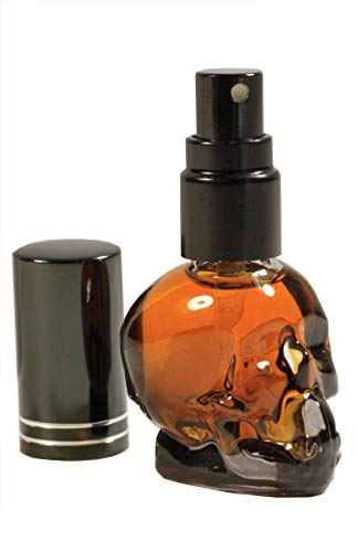 Teufelsküche - Nuestro pachulí más fuerte. Intenso perfume en linda botella en forma de calavera, frasco pequeño Extremadamente fuerte y duradero, 8 ml.