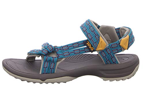 Teva Terra Fi Lite, Sandalias de Punta Descubierta para Mujer, Azul (Mires Deep Lake Mdpl), 38 EU
