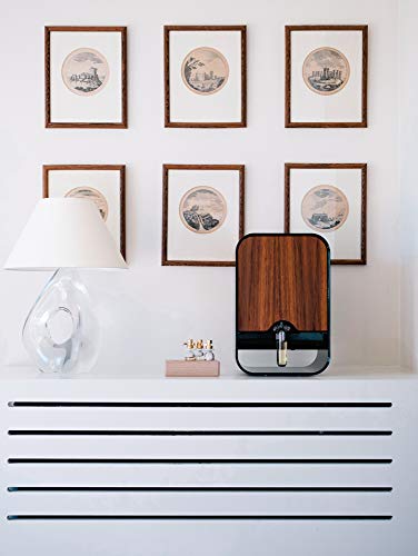 The Alchemist Atelier - Perfume Creation Kit - Scent Creator con 6 Cartuchos de Esencias - Negro con Tapa de Teca Oscura