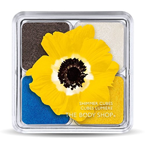 The Body Shop Shimmer Cube Sombra de Ojos - Paleta de Cuatro Tonos"31-Yellow Poppy"