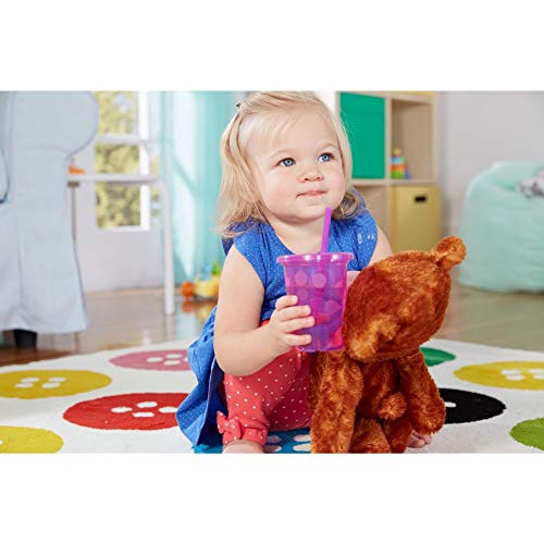 The First Years Y1157 - Pack de 4 vasos con Pajita, 296 ml