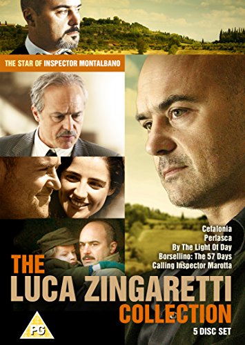 The Luca Zingaretti Collection : 5 Disc Box Set (Cefalonia, Perlasca ,Calling Inspector Marotta, By The Light Of Day, Borsellino: The 57 Days) [DVD] [Reino Unido]