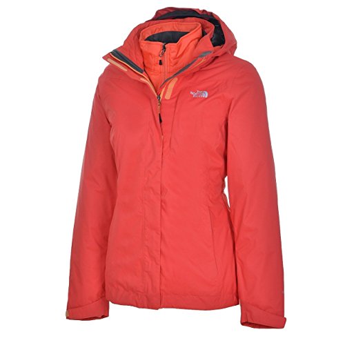 The North Face Alteo Triclimate Women Jacket – Melon Red, Todo el año, Mujer, Color Rojo, tamaño L
