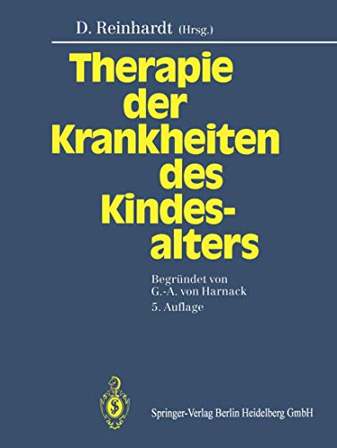 Therapie der Krankheiten des Kindesalters