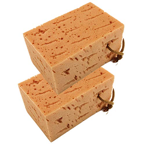 TheStriven Esponja Profesional para Lavar Coches 2 Piezas Esponja de Automóvil Jumbo Bloque de Esponja de Lavado de Limpieza Esponjas Duraderas para Autos para Limpiar Coche Vehículo Vidrio