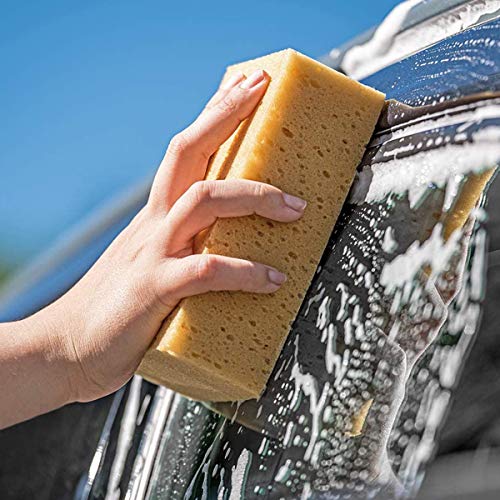 TheStriven Esponja Profesional para Lavar Coches 2 Piezas Esponja de Automóvil Jumbo Bloque de Esponja de Lavado de Limpieza Esponjas Duraderas para Autos para Limpiar Coche Vehículo Vidrio