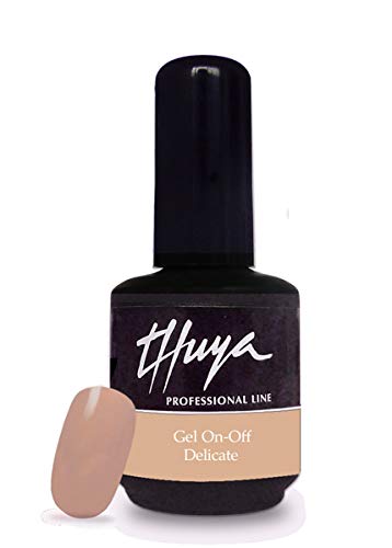 Thuya On-Off, Esmalte de gel de uñas (Tono Delicate) - 14 ml.