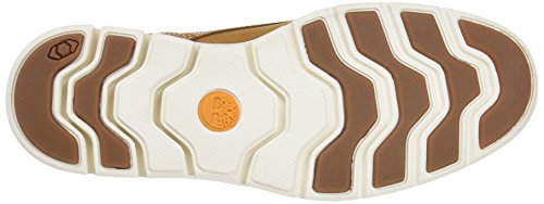Timberland Bradstreet Leather Sensorflex, Botas Chukka para Hombre, Amarillo Wheat Nubuck, 44 EU
