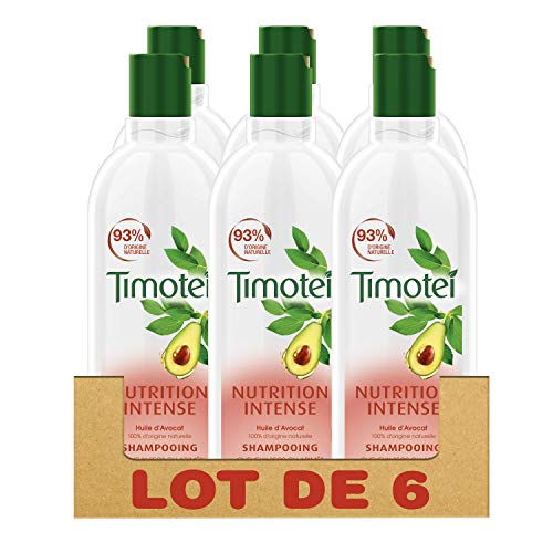 Timotei, Champú 2 en 1, Cuidado Intenso, Pack de 6