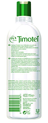 Timotei - Champú 2 En 1 Delicado - 400 ml