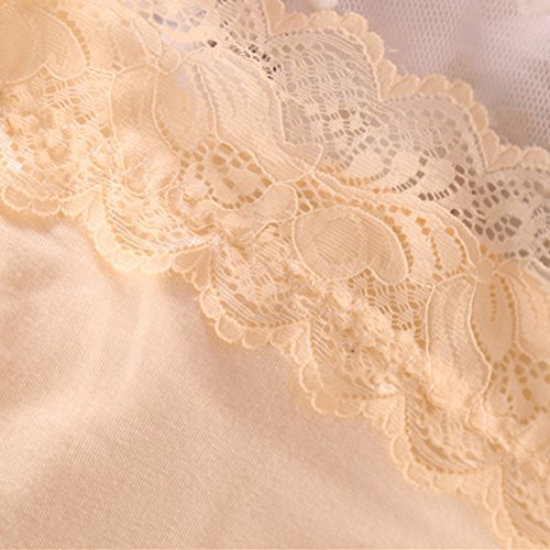 Tinksky Encaje sin Tirantes Transparente elástico Bandeau Tubo Sujetador Superior 3pcs Femenino, Regalo día de la Madre o el Regalo para Las Mujeres