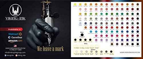 Tinta para tatuaje - KIT BLACK LINER + BLACK TRIBAL 1oz (30ml) - VIKING INK USA - Los mejores colores y negros en tintas para tatuaje del mercado - VEGANAS