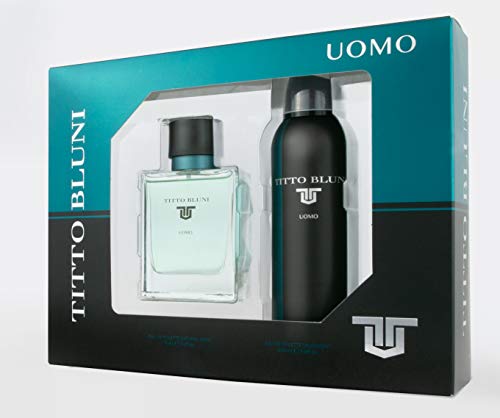 Titto Bluni Uomo Eau de Toilette Natural Spray 75ml + Deodorant Spray 200ml