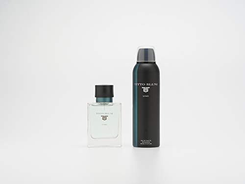 Titto Bluni Uomo Eau de Toilette Natural Spray 75ml + Deodorant Spray 200ml