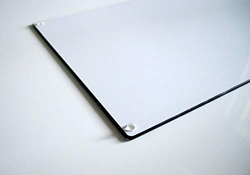 TMK - Placa protectora para cubrir la vitrocerámica de 60 x 52 cm de una sola pieza, para inducción, protección contra salpicaduras, placa de cristal, tabla de cortar, color negro
