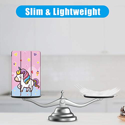 Tmore Funda para Samsung Galaxy Tab A 10.1 SM - T510/T515 2019,Ultra Delgada Funda con Función de Soporte,Unicornio