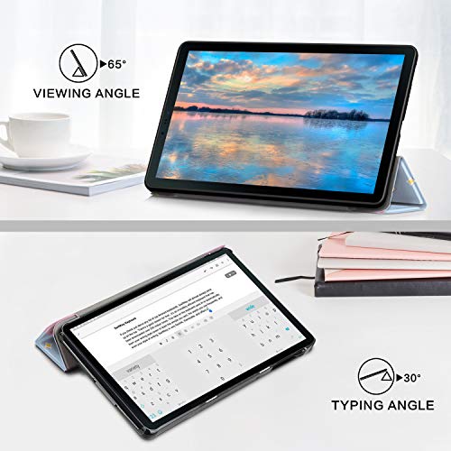 Tmore Funda para Samsung Galaxy Tab A 10.1 SM - T510/T515 2019,Ultra Delgada Funda con Función de Soporte,Unicornio