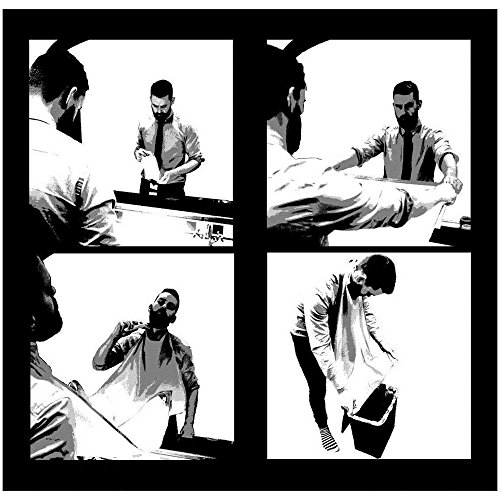 Toalla barba con ventosas