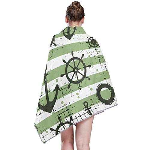 Toalla de Hotel Multiuso Altamente Absorbente Ancla de Playa Volante Aro Salvavidas Toalla de baño Ultra Suave