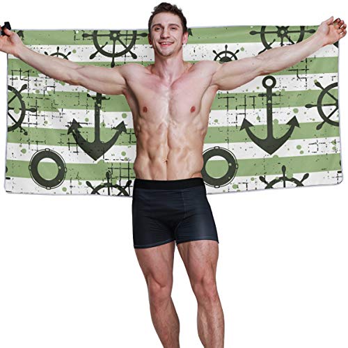 Toalla de Hotel Multiuso Altamente Absorbente Ancla de Playa Volante Aro Salvavidas Toalla de baño Ultra Suave