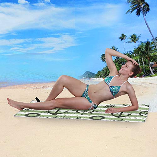 Toalla de Hotel Multiuso Altamente Absorbente Ancla de Playa Volante Aro Salvavidas Toalla de baño Ultra Suave