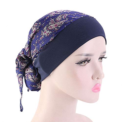 ToBe-U - Turbantes de quimio para mujer, pelo largo, bufanda, gorros, regalos para la pérdida de cabello.