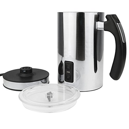 Todeco - Espumador de Leche Automático, Espumador de Cappuccino Latte - Material: Tritan - Potencia: 500 W - 115mm / 3,88fl oz para espumar la Leche, 240mm / 8,10fl oz para la Leche de la calefacción