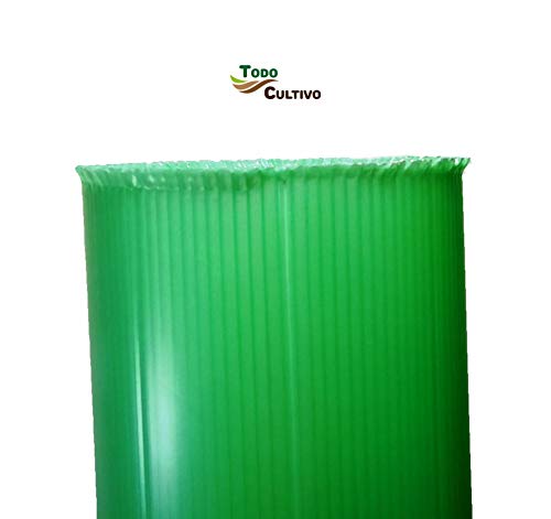 TODOCULTIVO Protector Árbol Perforado y Biselado de 60 cm. de Altura. Pack de 20 Unidades Protección contra Animales de tamaño pequeño y Medio.