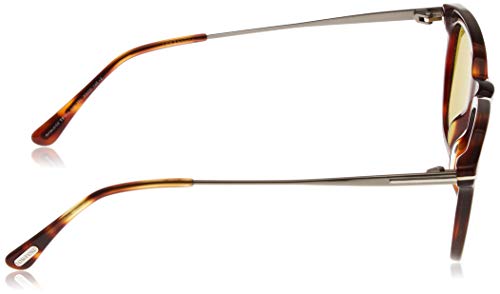 Tom Ford FT0625 52N 53 Monturas de gafas, Marrón (Avana ScuraVerde), 53.0 Unisex Adulto