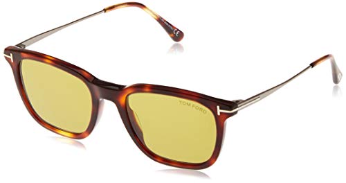 Tom Ford FT0625 52N 53 Monturas de gafas, Marrón (Avana ScuraVerde), 53.0 Unisex Adulto