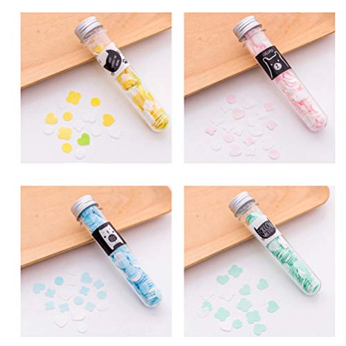 Tomaibaby 12 Piezas de Láminas de Jabón Escamas de Jabón Portátiles Papel de Tocador Desechable Jabón con Tubo de Almacenamiento Lavado de Manos Accesorio de Limpieza para Viajes de