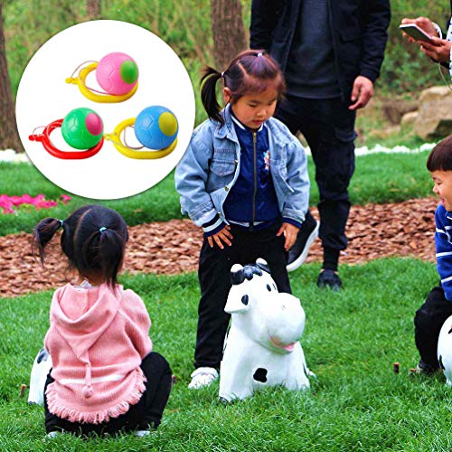 Tomaibaby 3Pcs Niños Anillo de Salto Intermitente Niños Pequeños Tobillo Saltar Cuerdas de Salto Deportes Swing Ball Fitness Quemagrasas Saltar Juego de Cuerda
