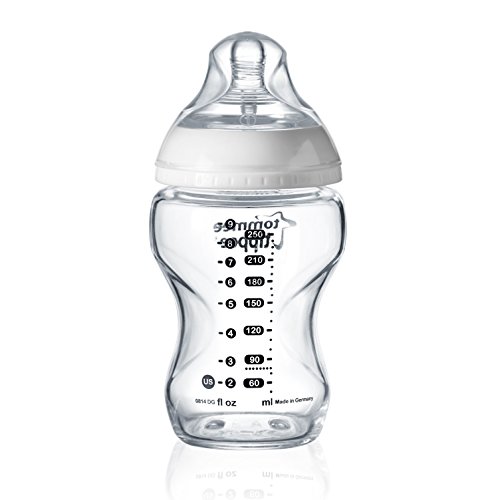 Tommee Tippee Biberón de vidrio, 250 ml