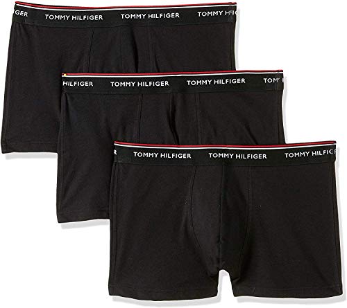 Tommy Hilfiger 3p Trunk Bóxer, Negro (Black 990), X-Large (Pack de 3) para Hombre