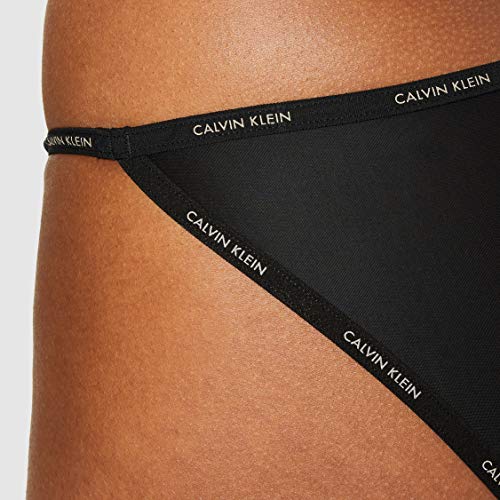 Tommy Hilfiger Bikini String Tanga, Negro (Black 001), 36 (Talla del Fabricante: Small) para Mujer