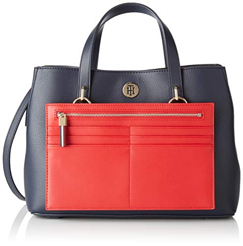 Tommy Hilfiger - Charming Med Work Bag, Bolsos maletín Mujer, Azul (Sky Captain), 1x1x1 cm (W x H L)