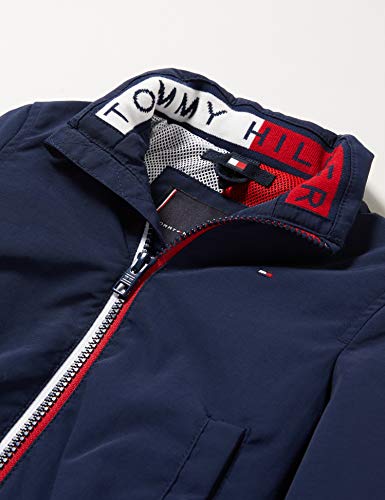 Tommy Hilfiger Essential Jacket Chaqueta, Azul (Blue Cbk), (Talla del Fabricante: 80) para Niños