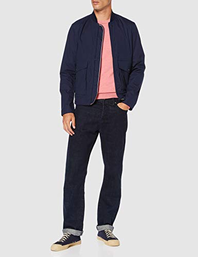 Tommy Hilfiger Organic Cotton Silk Crew Neck Pantalones, Rosa (Pink Grapefruit Heather TY8), Medium para Hombre