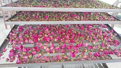 TooGet Brotes Naturales de Rosas Rojas Fragantes Pétalos de Rosa Flores Secas Al por Mayor - 115g