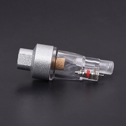 TOOGOO(R) 1/8 " mini aerografo aire humedad filtro filtro colector de agua del aerosol