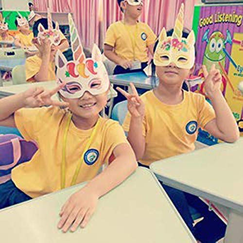 Tooplab Pack de 15 Regalos de Unicornio para niñas Navidad Christmas Carnaval, Mochila con cordón Bags/Maquillaje Bolsa/Collar Aleación Cadena/máscara de Unicornio/Llavera/Pulsera