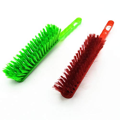 TOPBATHY Cepillo para Limpiar el Polvo de la Cama con Mango, Cepillo para Limpiar la Ropa, Zapatos, Plumero, Cepillo de Limpieza (Color al Azar)